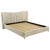 Evelyn - Upholstered Eastern King Panel Platform Bed - Ivory