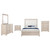 Pembroke - 5 Piece Eastern King Bedroom Set - Washed Oak