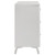 Cassia - 6-Drawer Bedroom Dresser Cabinet - White High Gloss