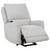 Sylmar - Chenille Upholstered Dual Power Lift Recliner - Dove Gray