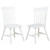 Andrews - Windsor Spindle Back Dining Side Chair (Set of 2) - White