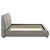 Mokena - 46" Upholstered Queen Platform Bed - Taupe