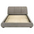 Mokena - 46" Upholstered California King Platform Bed - Taupe