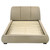 Mokena - 46" Upholstered California King Platform Bed - Light Brown