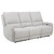 Sylmar - 2 Piece Chenille Power Reclining Sofa Set - Dove Gray