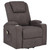 Louie - Chenille Upholstered Power Lift Massage Chair - Brown