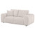 Burnett - Chenille Upholstered Wide Arm Loveseat - Ivory