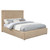 Lawson - 55" Upholstered Queen Platform Bed - Light Saddle