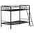 Carson - Metal Twin Over Twin Bunk Bed - Glossy Black