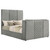 Tara - 61" Upholstered Queen Panel TV Bed - Gray
