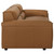 Buxton - Top Grain Leather Upholstered Sofa - Orange