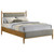 Mason - 46" Full Panel Platform Bed - Gray And Light Brown