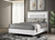 Cassia - Queen LED Panel Bed - White High Gloss