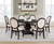 Twyla - 7 Piece Round Wood Dining Room Table Set - Dark Cocoa