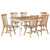 Andrews - 7 Piece Rectangular Dining Set - Light Ash And White