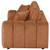 Burnett - Chenille Upholstered Wide Arm Sofa - Burnt Orange