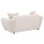 Destino - 2 Piece Chenille Splayed Arm Sofa Set - Greige
