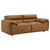 Buxton - 2 Piece Leather Upholstered Sofa Set - Orange
