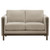 Islington - 2 Piece Upholstered Panel Arm Sofa Set - Taupe