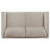 Islington - 2 Piece Upholstered Panel Arm Sofa Set - Taupe