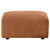 Burnett - Chenille Upholstered Ottoman - Burnt Orange
