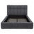 Nollet - 48" Upholstered Eastern King Platform Bed - Gray