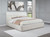 Nollet - 48" Upholstered Eastern King Platform Bed - Cream