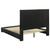 Medley - Genuine Leather Queen Panel Platform Bed - Black