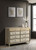 Lorient - 8-Drawer LED Bedroom Dresser Cabinet - Ivory And Camel