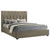 Delsea - Upholstered Eastern King Platform Bed - Light Brown