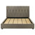 Delsea - Upholstered Eastern King Platform Bed - Light Brown