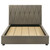 Delsea - Upholstered Queen Panel Platform Bed - Light Brown