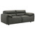 Buxton - Top Grain Leather Upholstered Loveseat - Graphite