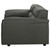 Buxton - Top Grain Leather Upholstered Loveseat - Graphite