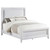 Marielle - Queen Upholstered Panel Bed - Distressed White