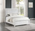 Marielle - California King Upholstered Panel Bed - Distressed White