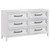 Marielle - 4 Piece Eastern King Bedroom Set - Distressed White
