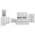 Marielle - 5 Piece California King Bedroom Set - Distressed White