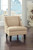 Clarinda Cream Accent Chair