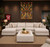 Snow Stone 5pc Sectional with Ottoman: $299.99