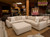 Parchment 3 pc Sectional with Pillows: Sectional - $1,999.99 Ottoman - $599.99