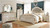 Realyn 4pc King Bedroom Set with Dresser/Mirror 1 Nightstand - $3899.99 #B743