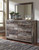 Wood Derekson  Panel Bedroom Set with Dresser Mirror and Nightstand $1099.99 #B200