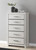 Zuraleus White Wood/Glitter Panel Bedroom Set with Dresser Mirror and Nightstand $1199.99 #PCB3381