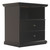 Maribel Black One Drawer Night Stand