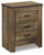 Trinell Brown Two Drawer Night Stand