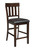 Haddigan Dark Brown Upholstered Barstool