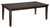 Haddigan Dark Brown Rectangular Dining Room Extendable Table