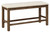 Moriville Gray Double Upholstered Bench