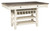 Bolanburg Antique White Rectangular Dining Room Counter Table